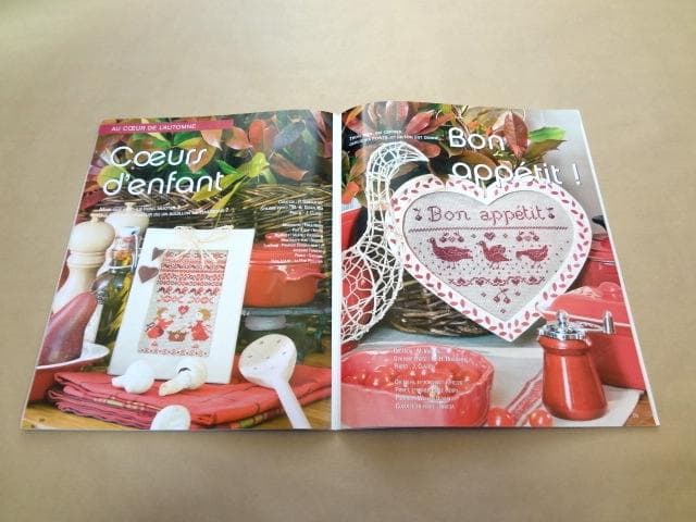 フランス クロスステッチ雑誌 De fil en aiguille 11冊セット