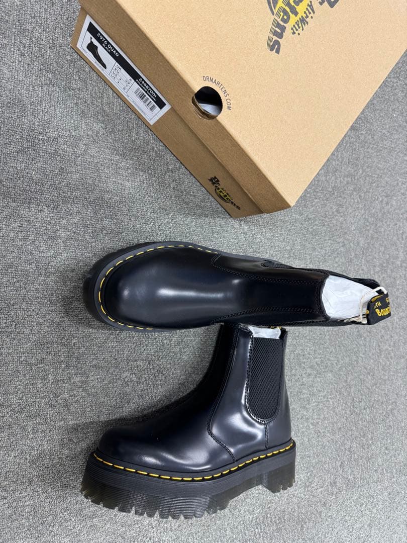限定【ドクターマーチン】2976 厚底サイドゴアブーツ　UK6