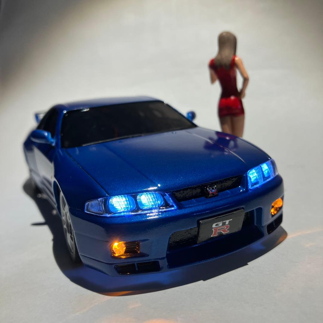 京商　ミニッツAWD ボディ、ホイール、ボディマウント、LED