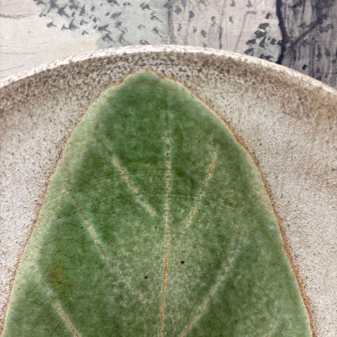 北大路魯山人　木ノ葉　皿　黒田陶々庵 共箱 古美術