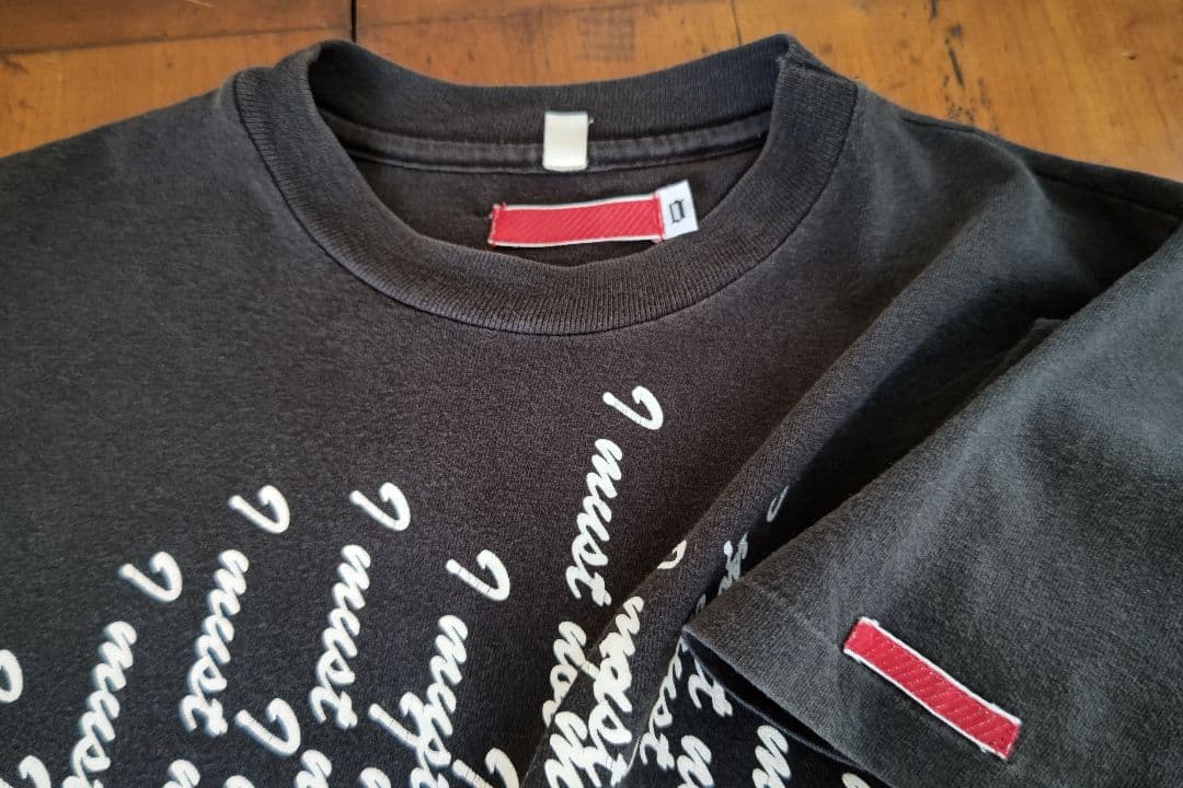 【超幻級】1996 初期 赤タグ NUMBER(N)INE Tシャツハンガー付き