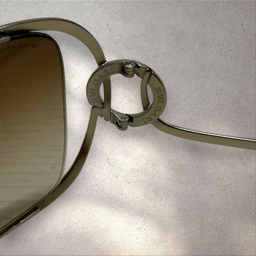 BVLGARI　ブルガリ　サングラス　6026　ブラウンレンズ　ゴールドフレーム