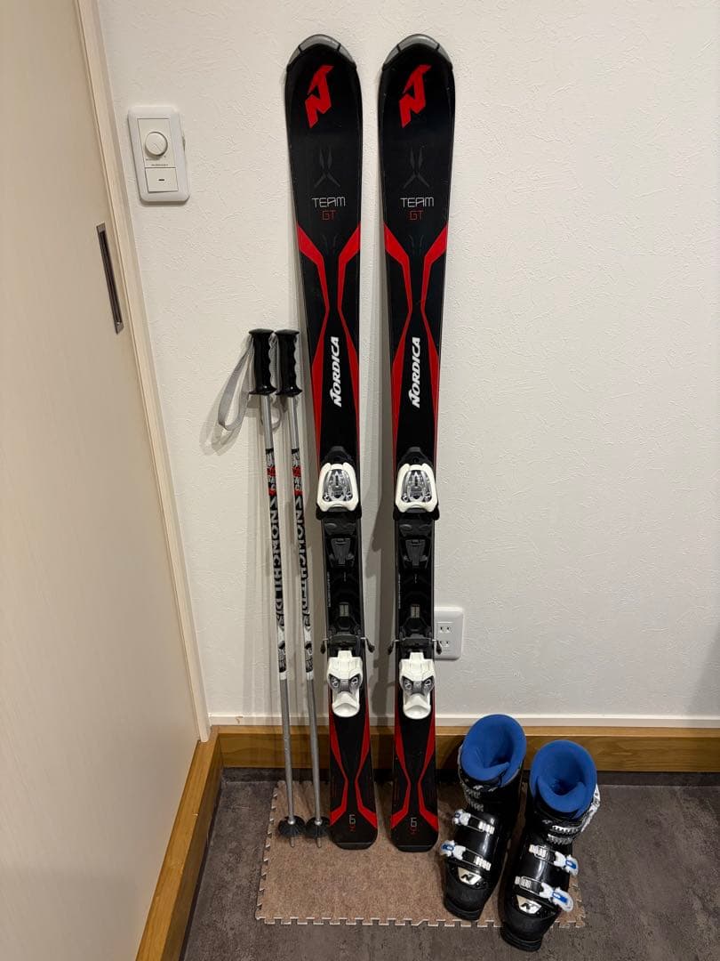 ★男の子用 4点セット メンテナンス.HOTWAX済★ salomon head