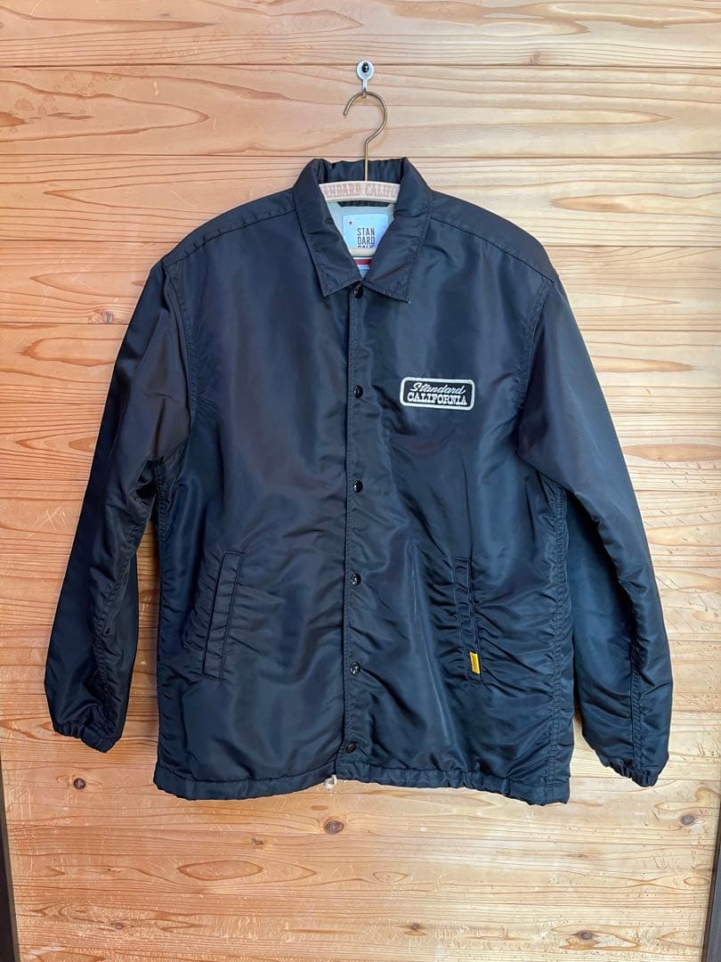 スタンダードカリフォルニア　コーチジャケット　L ブラック