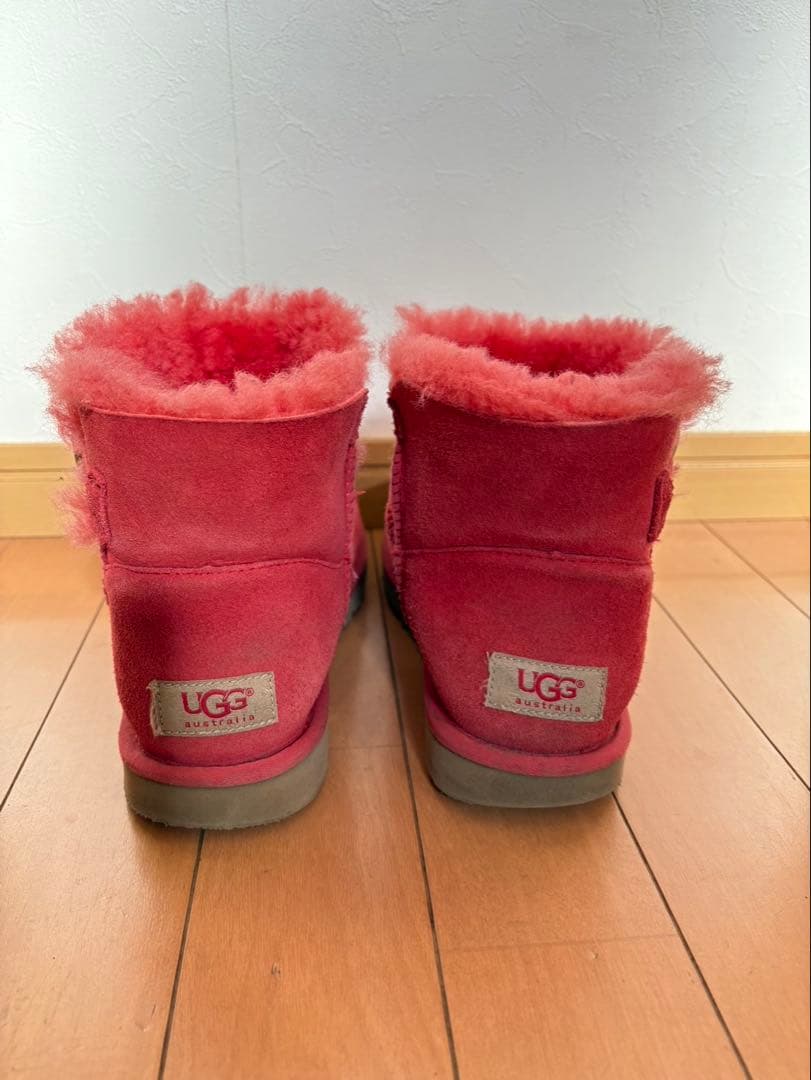 UGG レディース ムートンブーツ ピンク 25cm