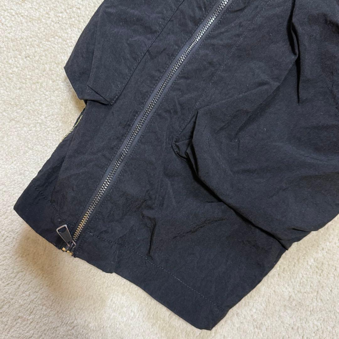 DIESEL ブラックカーゴパンツ 多ポケット ナイロン