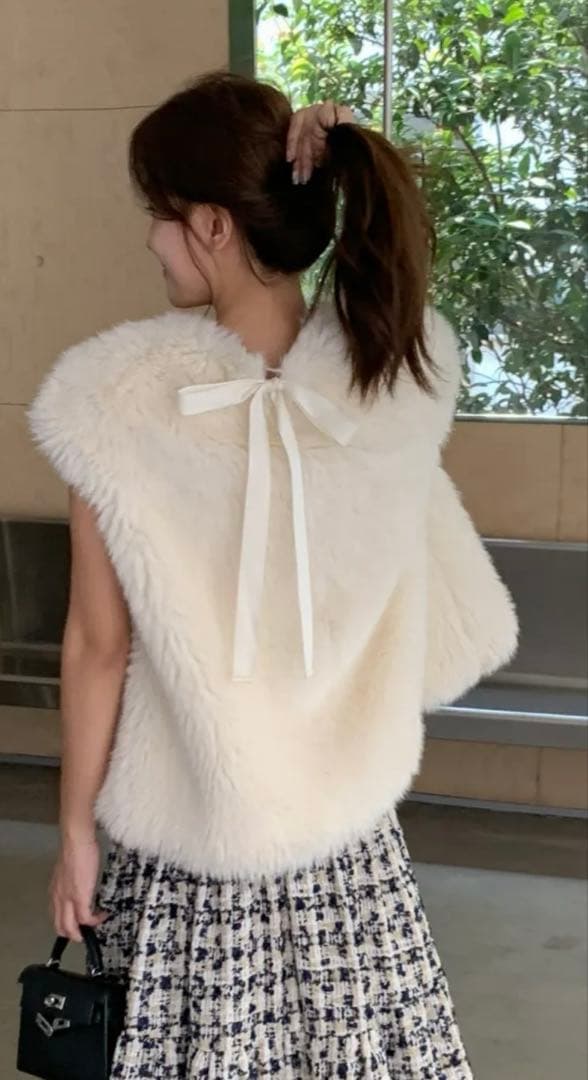 BIRTHDAY BASH♡バックリボンファーベスト♡