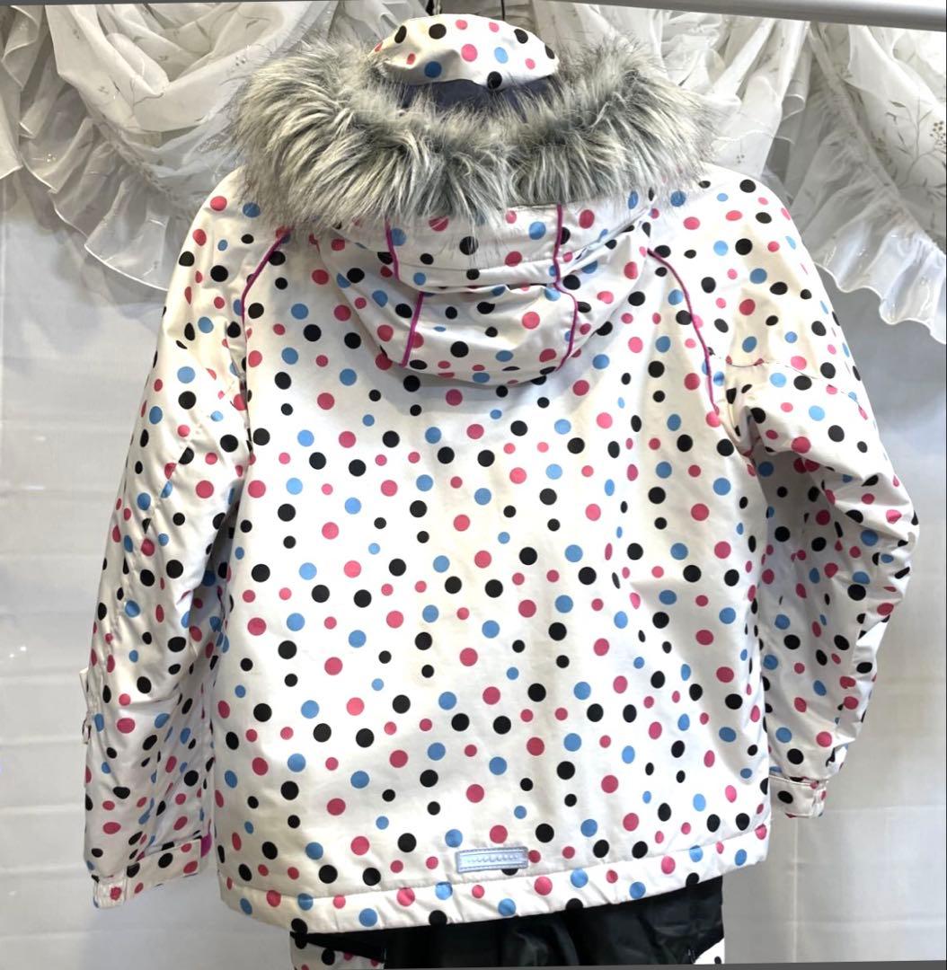 スポルティング　子ども用スキーウェア　水玉