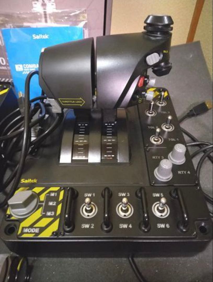 Saitek X-55 RHINO HOTAS.SYSTEM 元箱付き