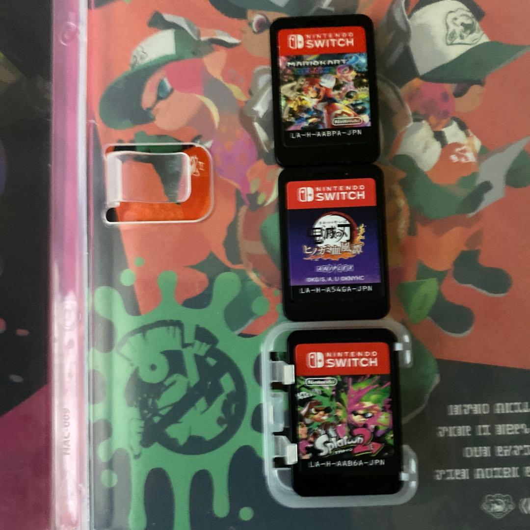 マリオカート8 +鬼滅の刃+スプラトゥーン2 Switch【引っ越し値下げ】