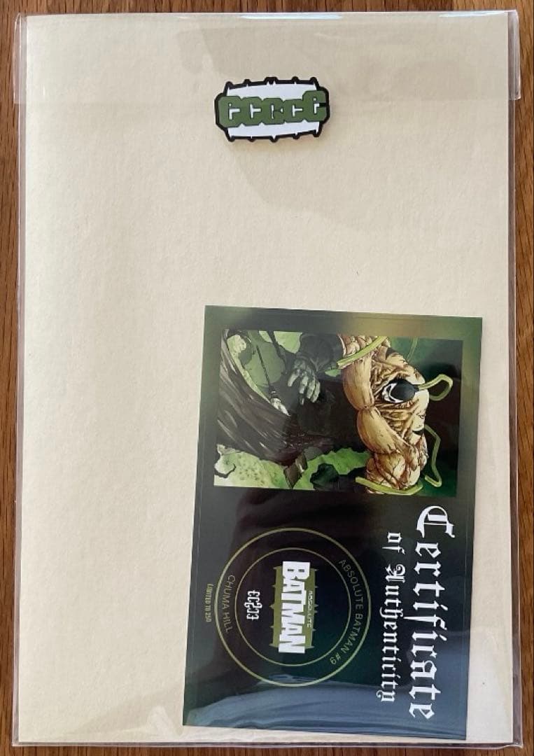 Absolute Batman #9 超レアエクスクルーシブ表紙 アメコミリーフ