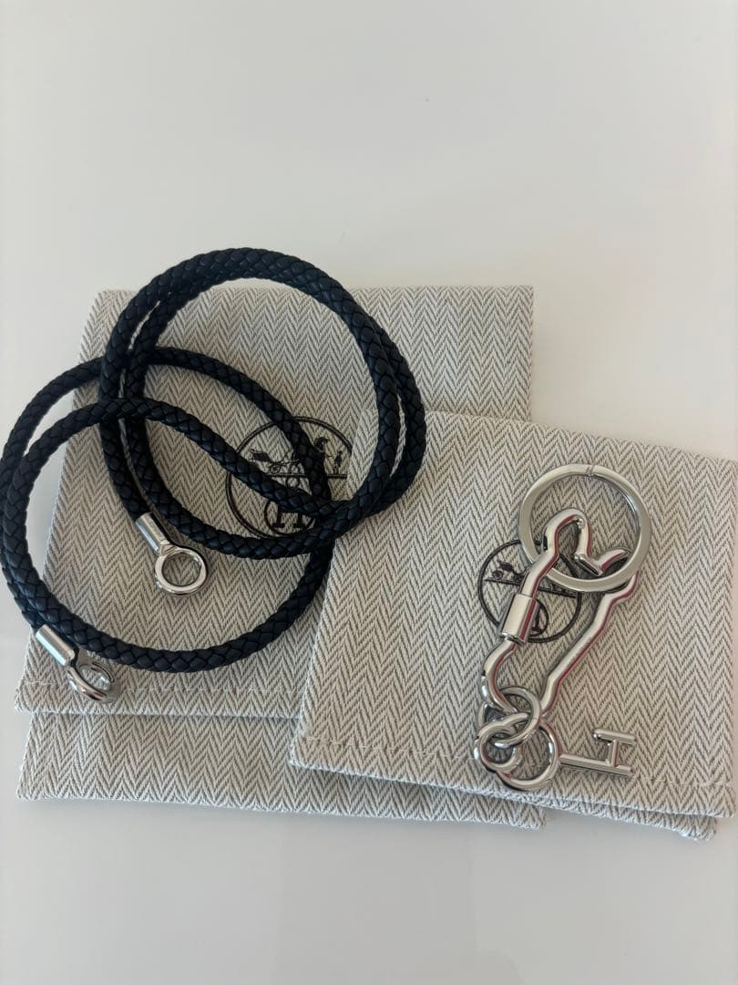 エルメス革のキーストラップ