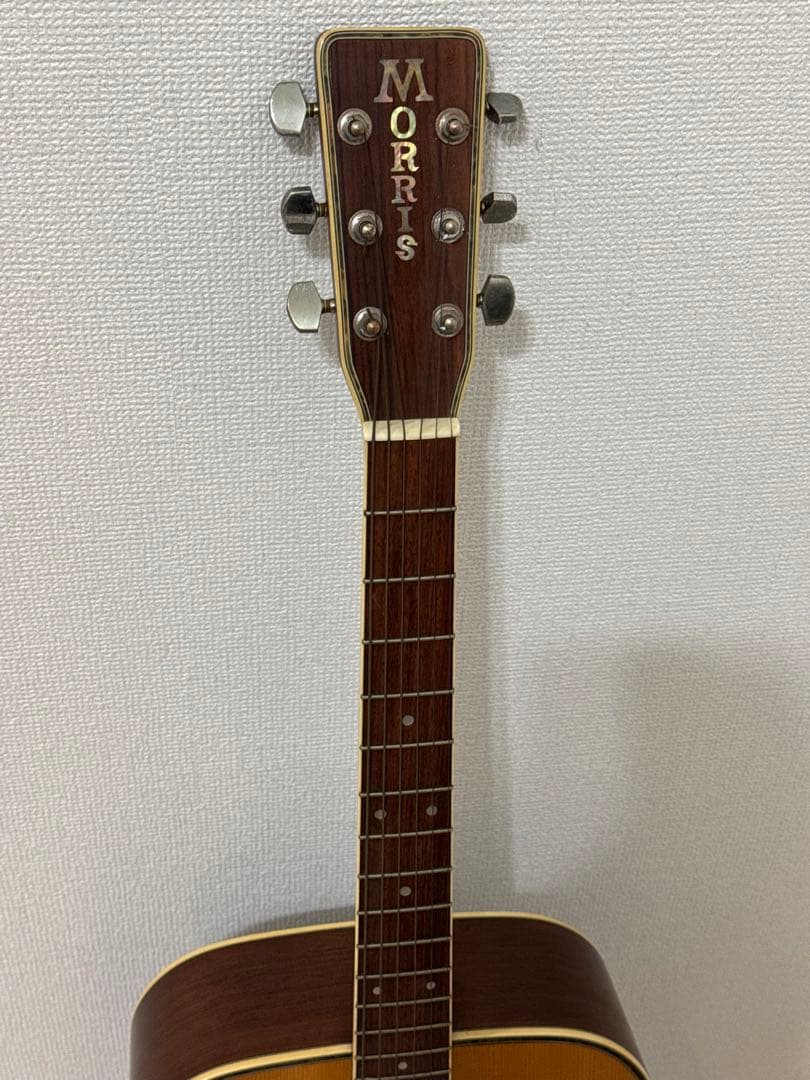 【お値下げ】MORRIS MD-528 アコースティックギター ケース付　即発送