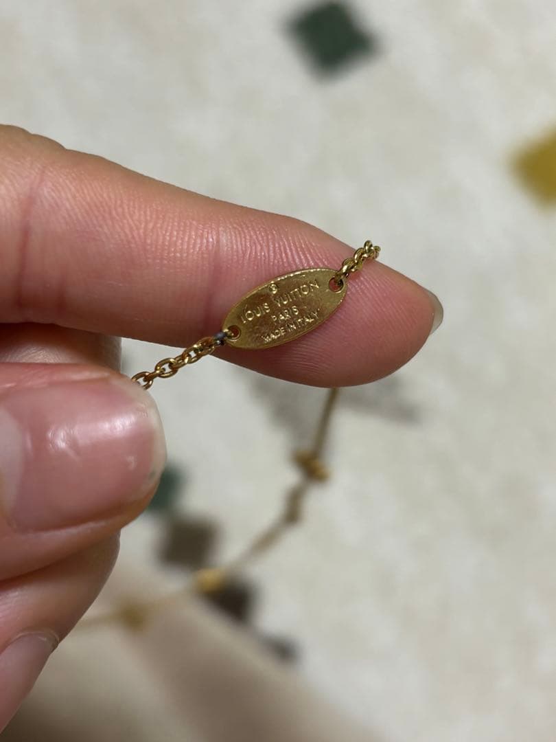 ルイヴィトン ネックレス フラワーフル M68125 ゴールドカラー