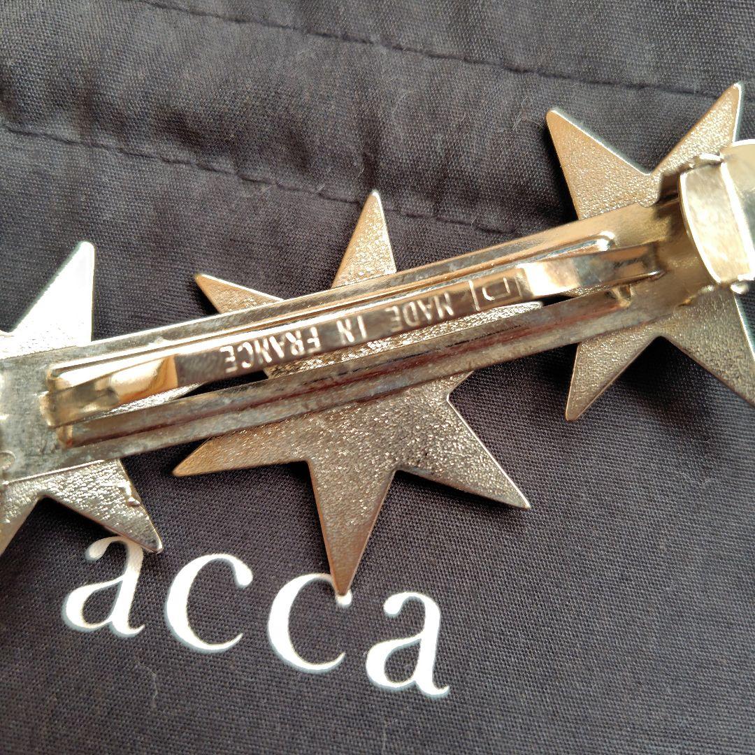 acca ホリデー　星型ヘアクリップ