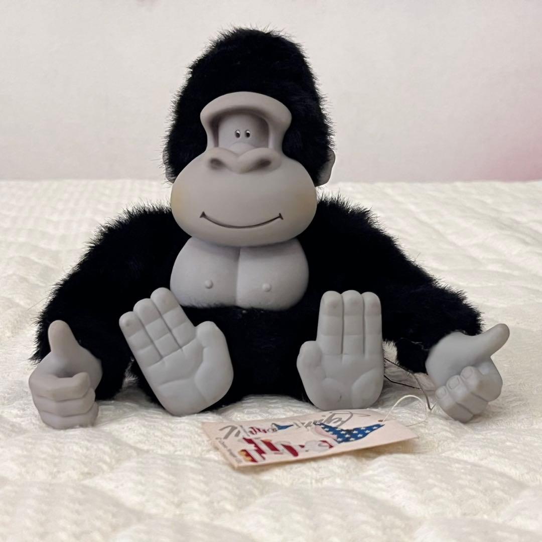 新品　昭和レトロ　スチュアート・マスコウィッツ　バンダイ ゴリラ ぬいぐるみ