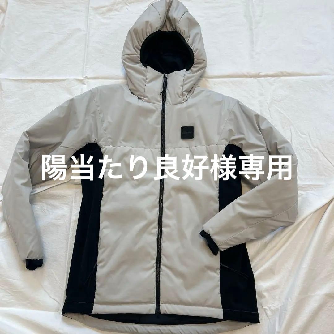 美品　BRIEFING WARM DART PADDED PARKA グレー