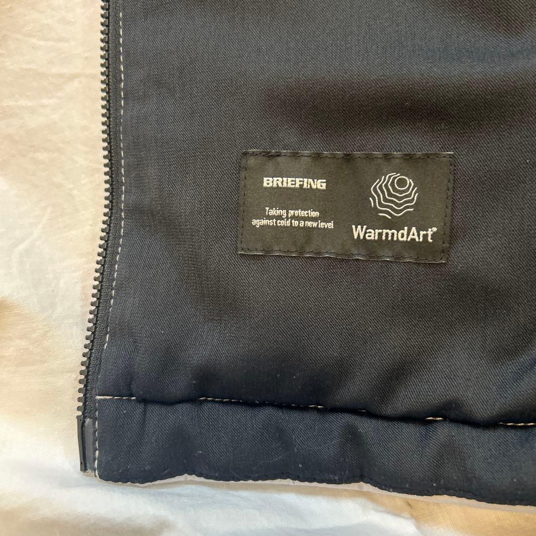 美品　BRIEFING WARM DART PADDED PARKA グレー