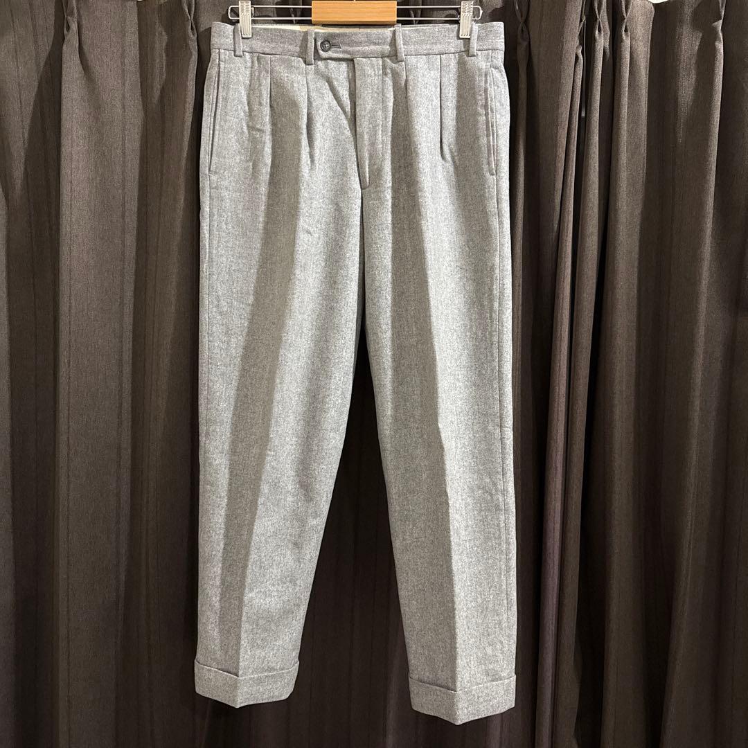 （美品）BERNARD ZINS ベルナールザンス ウールパンツ ライトグレー
