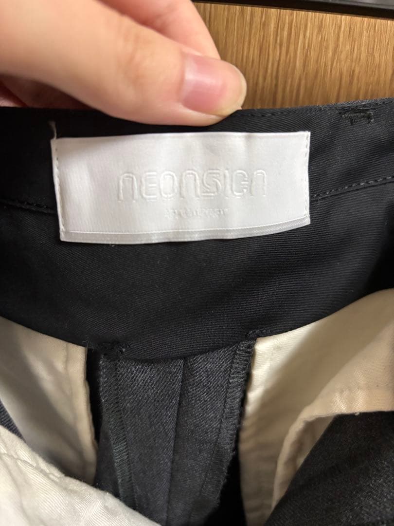 ❄*︎様 NEONSIGN Anatomic straight slacks