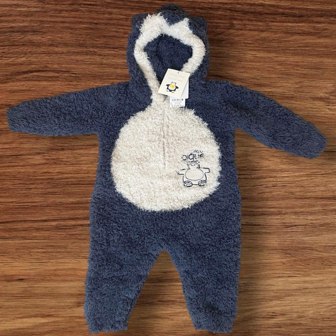 【新品未使用】ジェラートピケ カビゴン ロンパース 80・90