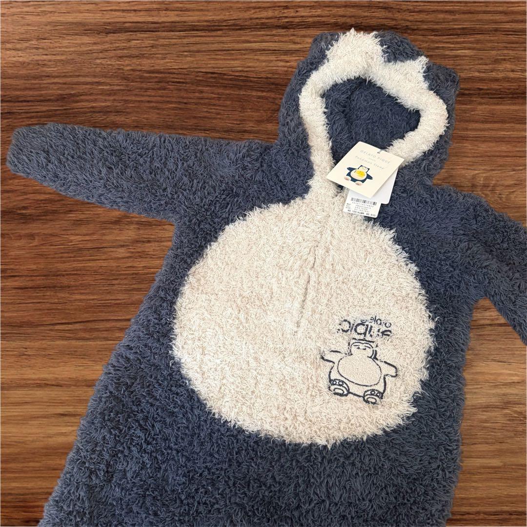 【新品未使用】ジェラートピケ カビゴン ロンパース 80・90