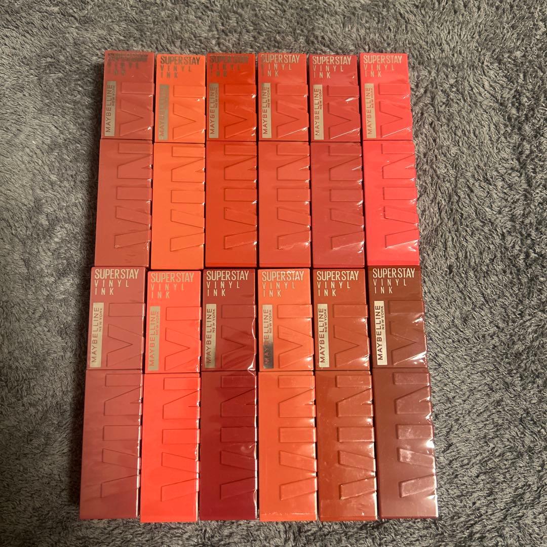 メイベリンSPステイ ヴィニルインク口紅12本セット　まとめ売り