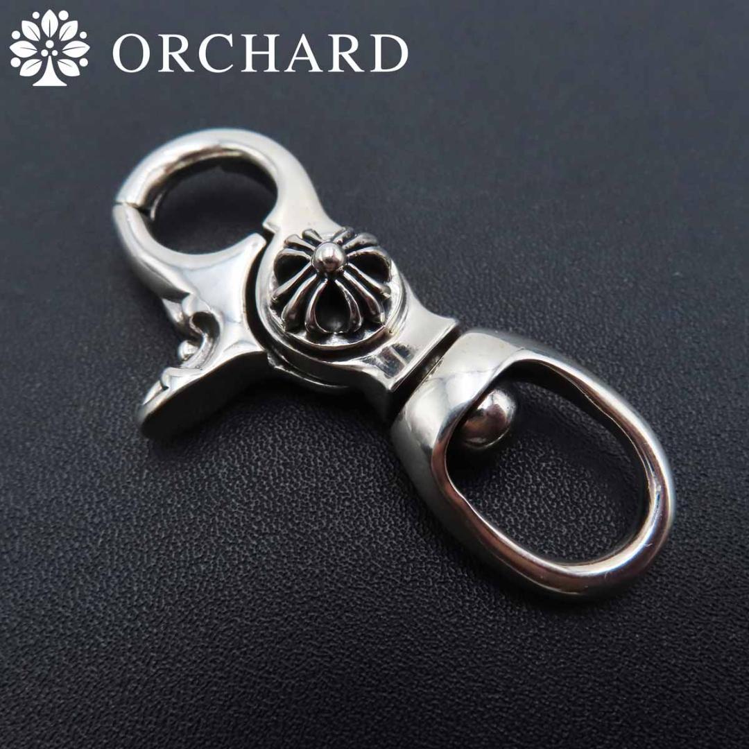 匿名配送/シルバー925/キーリング/キーホルダー/フーラルクロス/クロス