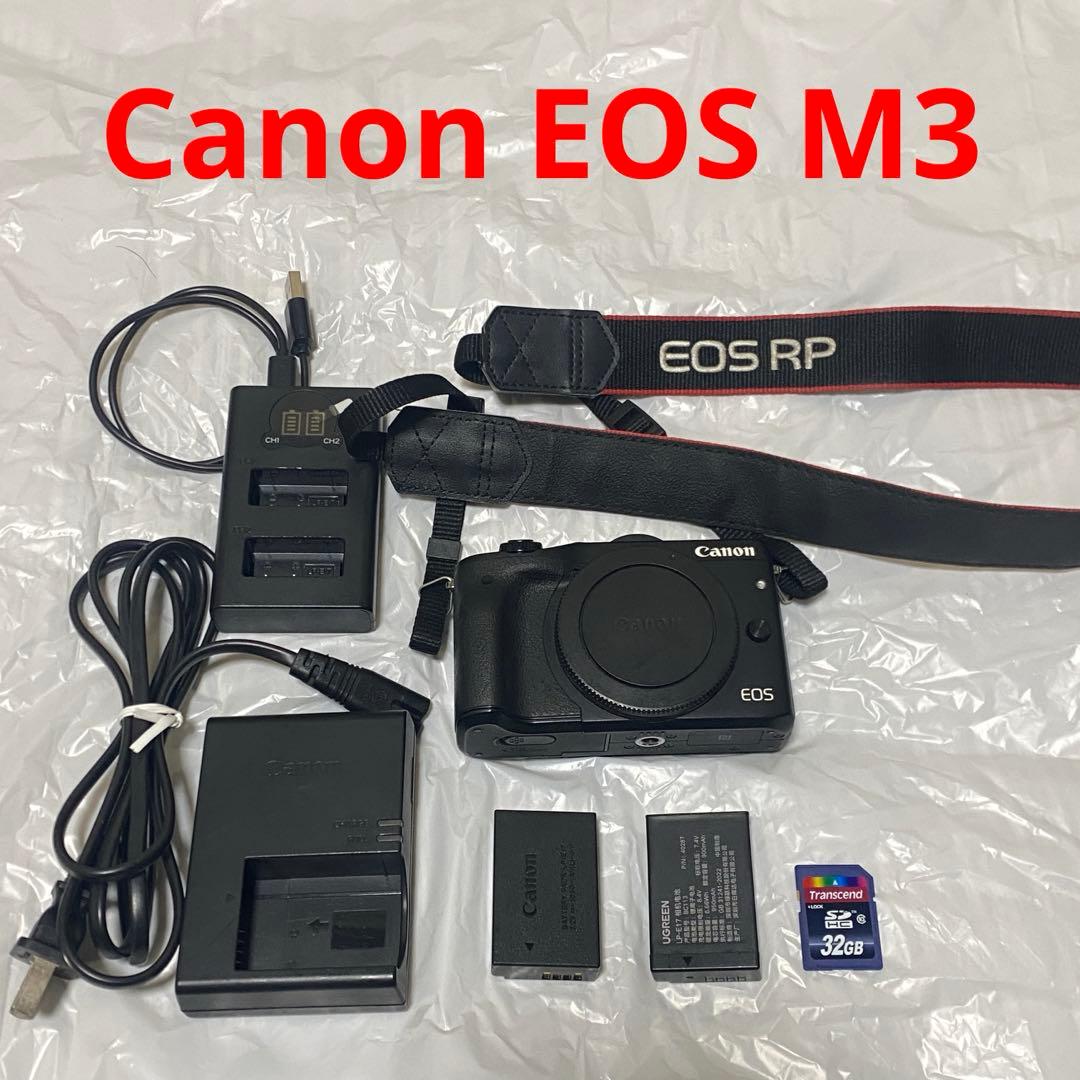 Canon EOS M3 ボディ動作確認済付属品あり液晶反転時ブラックアウトあり