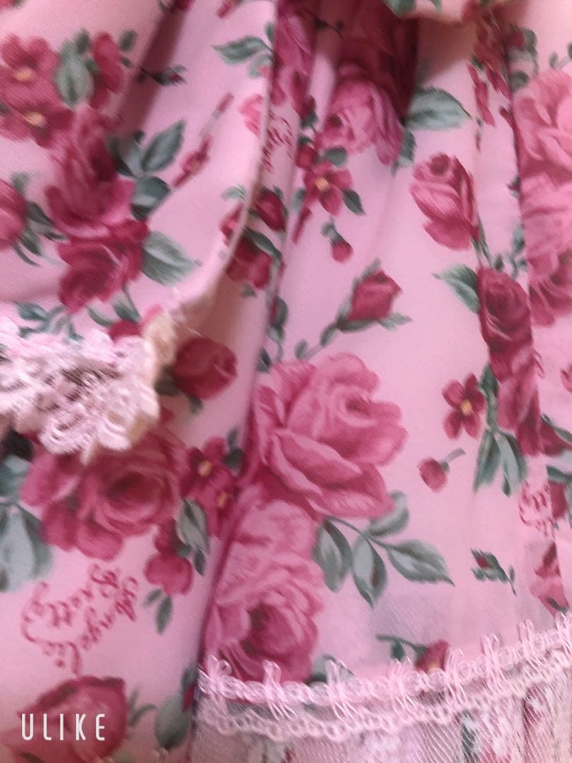 アンジェリックプリティ　ドラマティックローズ　スカート　ピンク