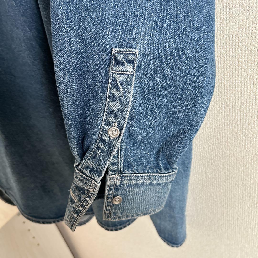 Whim Gazette【インフルエンサーコラボ】刺繍デニムシャツ