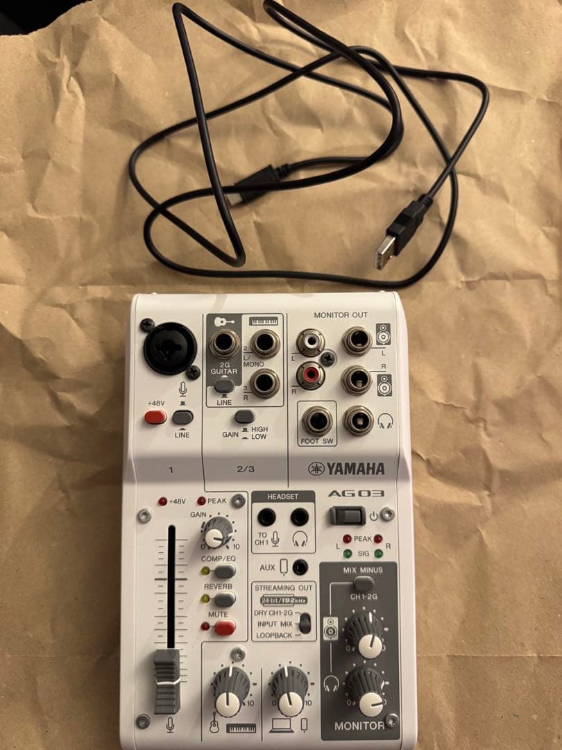 YAMAHA AG03mk2 ストリーミングミキサー