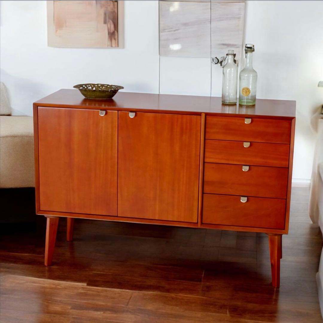 K 新品 北欧 キャビネット リビングボード 収納 本棚