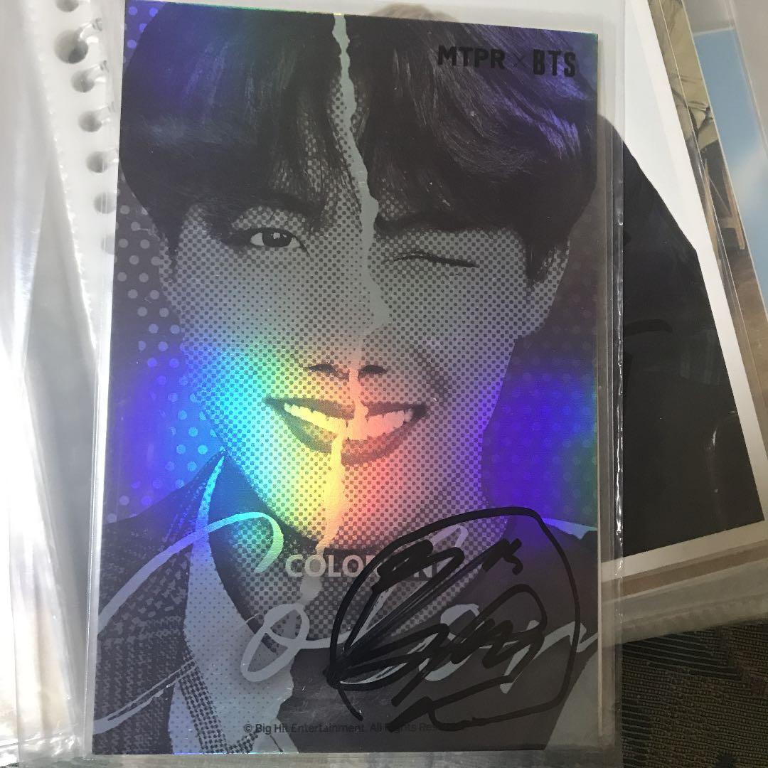 防弾少年団　ホソク　JHOPE サイン　直筆