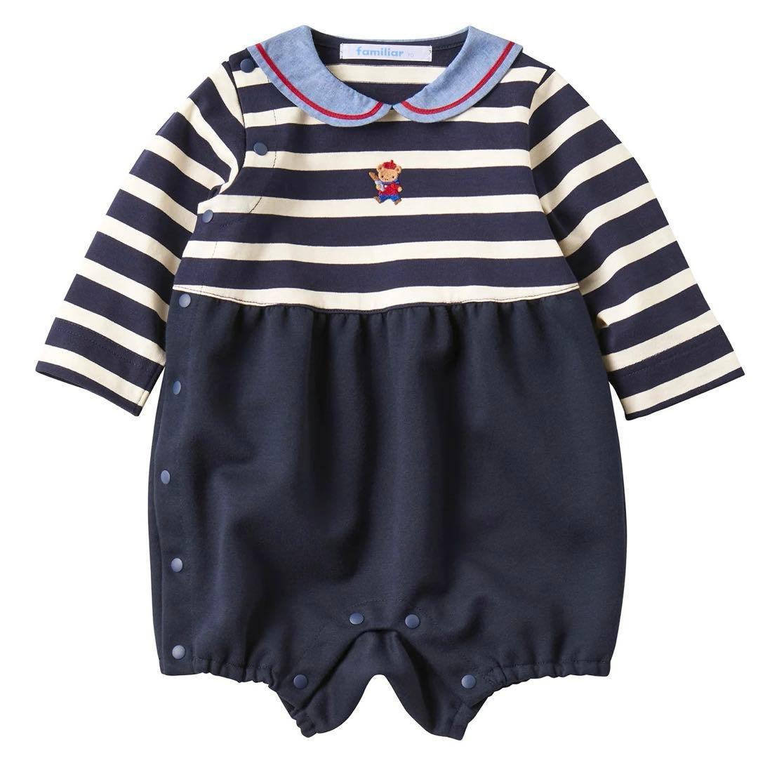 【新品未使用】familiar ファミリア　ロンパース　カバーオール 現行品