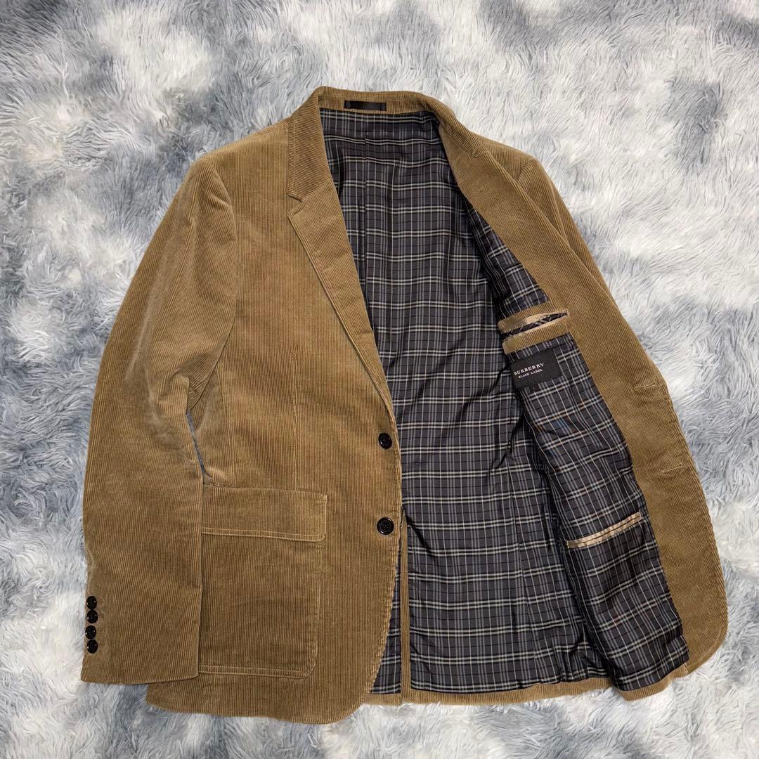美品 BURBERRY BLACK LABEL コーデュロイ ジャケット L