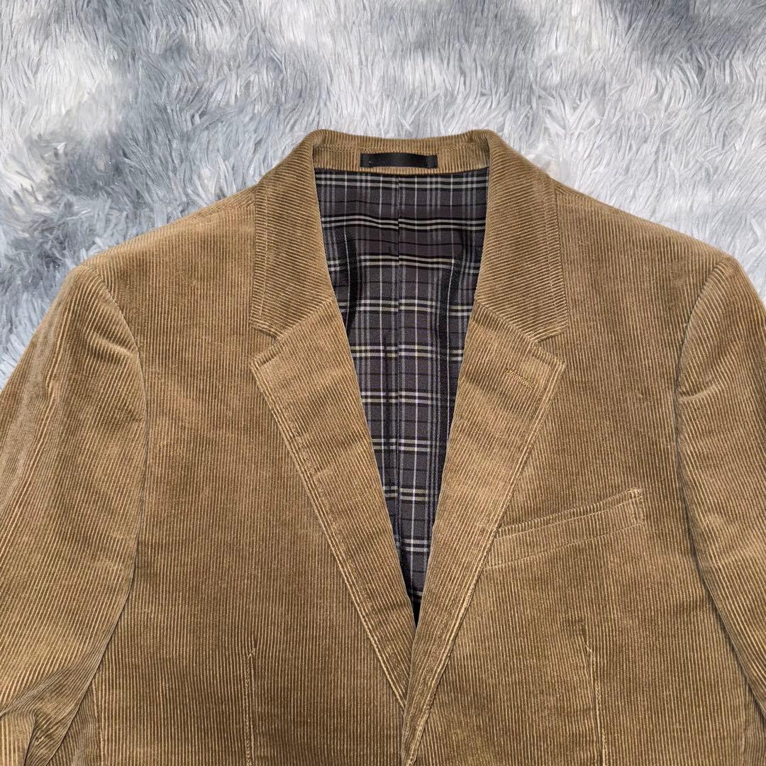 美品 BURBERRY BLACK LABEL コーデュロイ ジャケット L