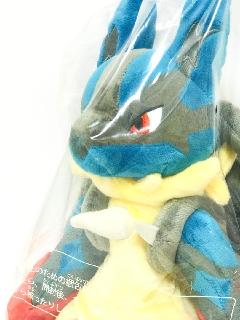 【新品・紙タグ付き】 ポケモン メガルカリオ ぬいぐるみ ポケモンセンター