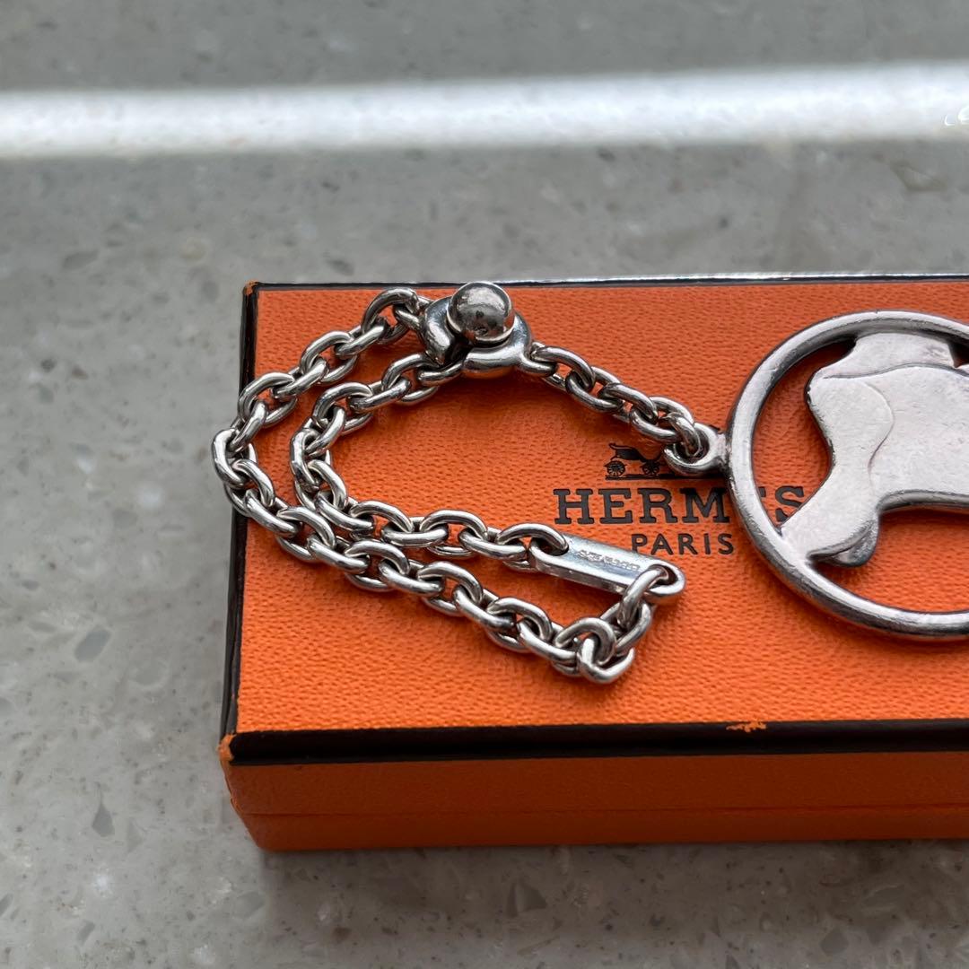 エルメス HERMES キーチャーム キーリング 馬具 key charm