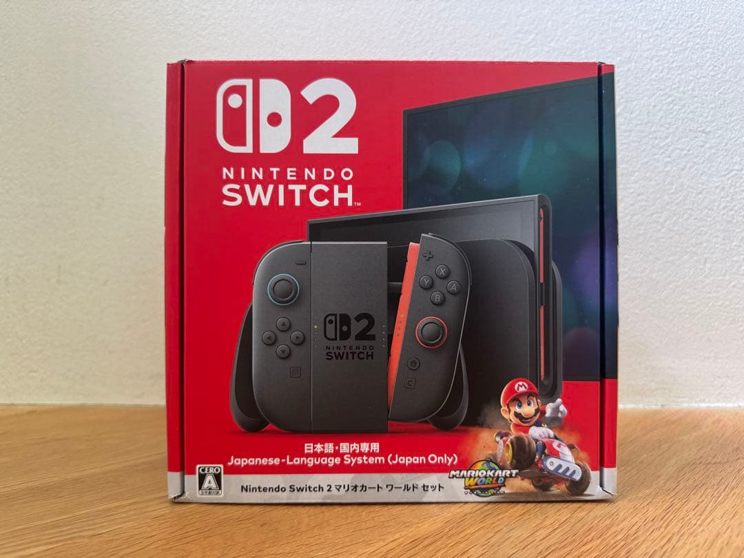 【新品未開封】Nintendo Switch 2 日本語専用 マリオカートセット