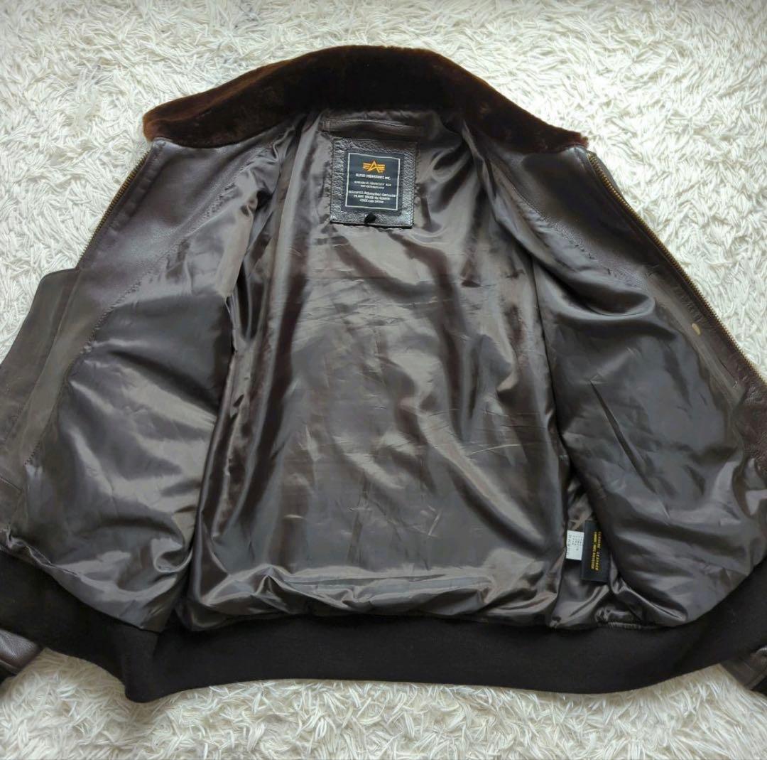 【処分価格❗️】アルファインダストリーズ フライトジャケット G-1 2XL