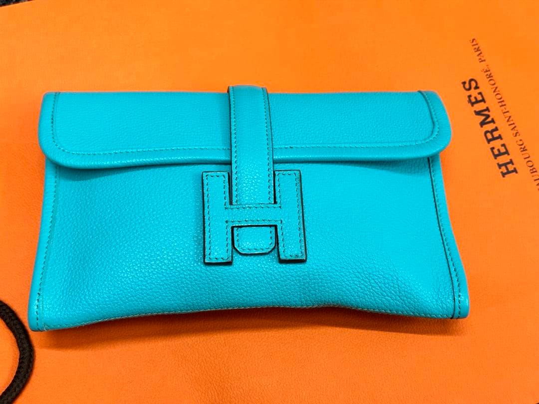 エルメス　JIGE ジジェ　クラッチバッグ　7V 美品 正規品