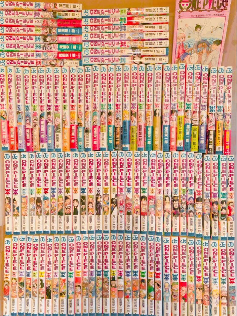 美品 ワンピース　1〜106巻+関連本 セット　新品購入品　抜けなし　尾田栄一郎