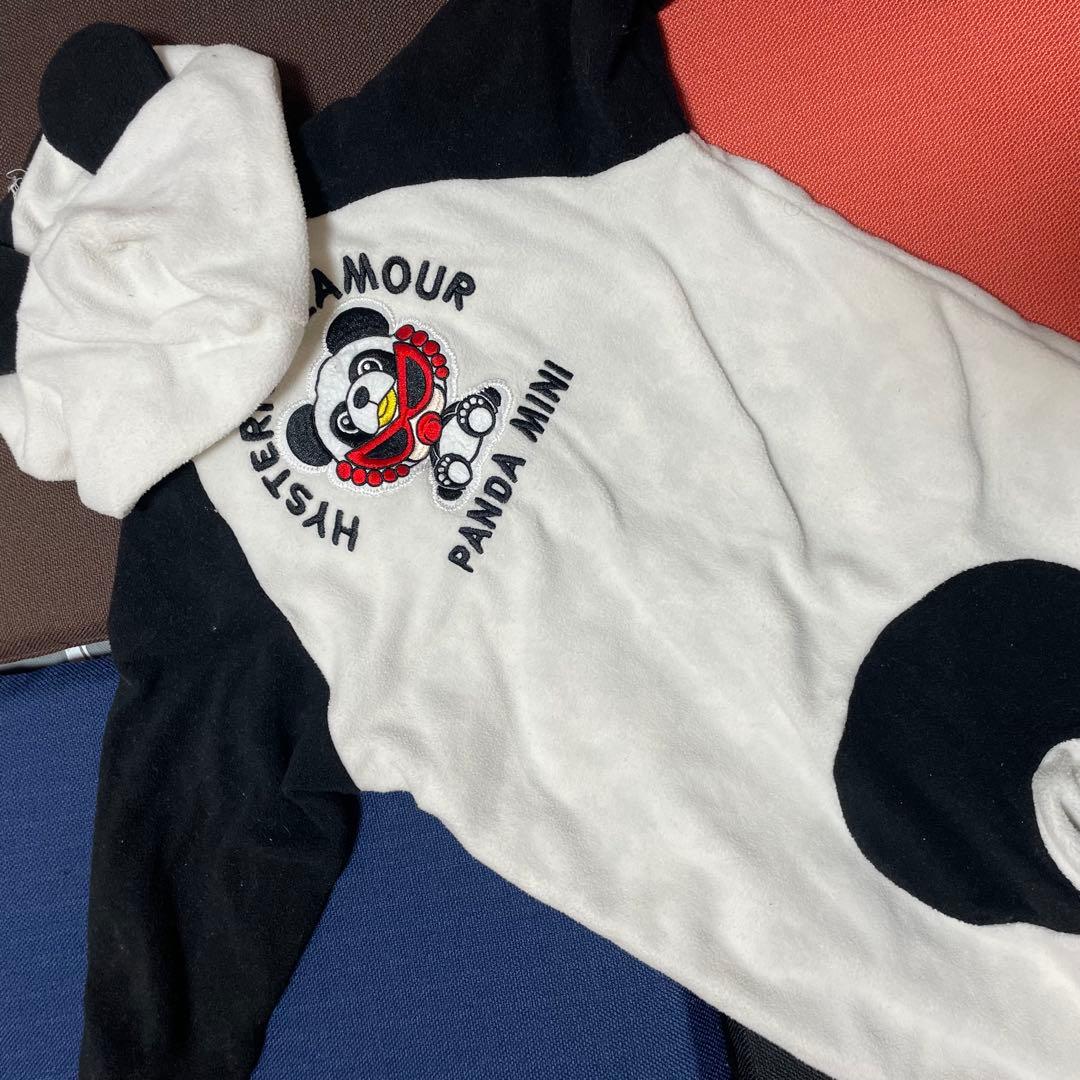 り*ん様 パンダミニロンパース 90 フリース生地