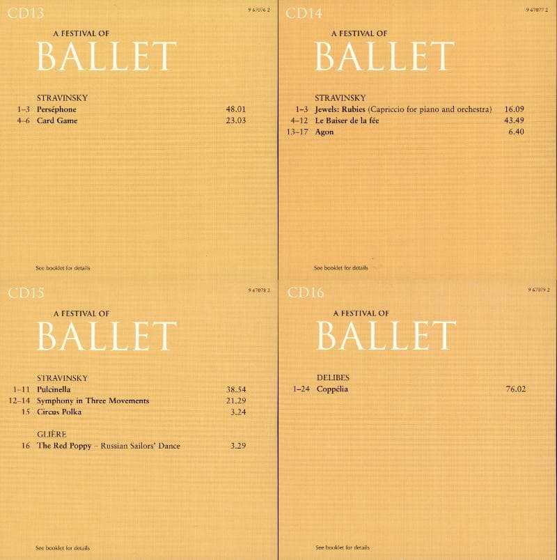 バレエの祭典 50枚組CD 限定盤（名曲＆名指揮者多数）