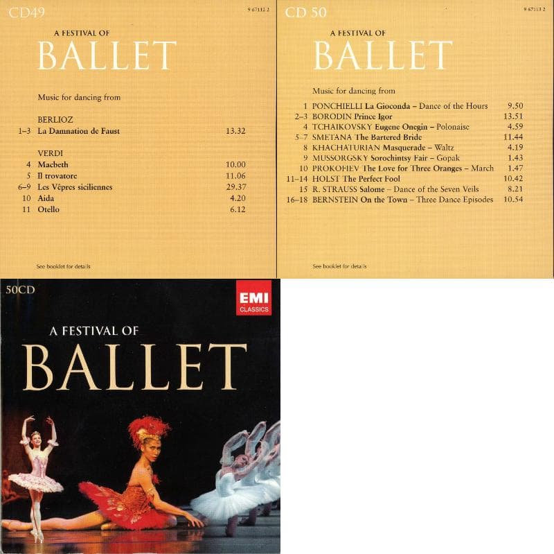 バレエの祭典 50枚組CD 限定盤（名曲＆名指揮者多数）