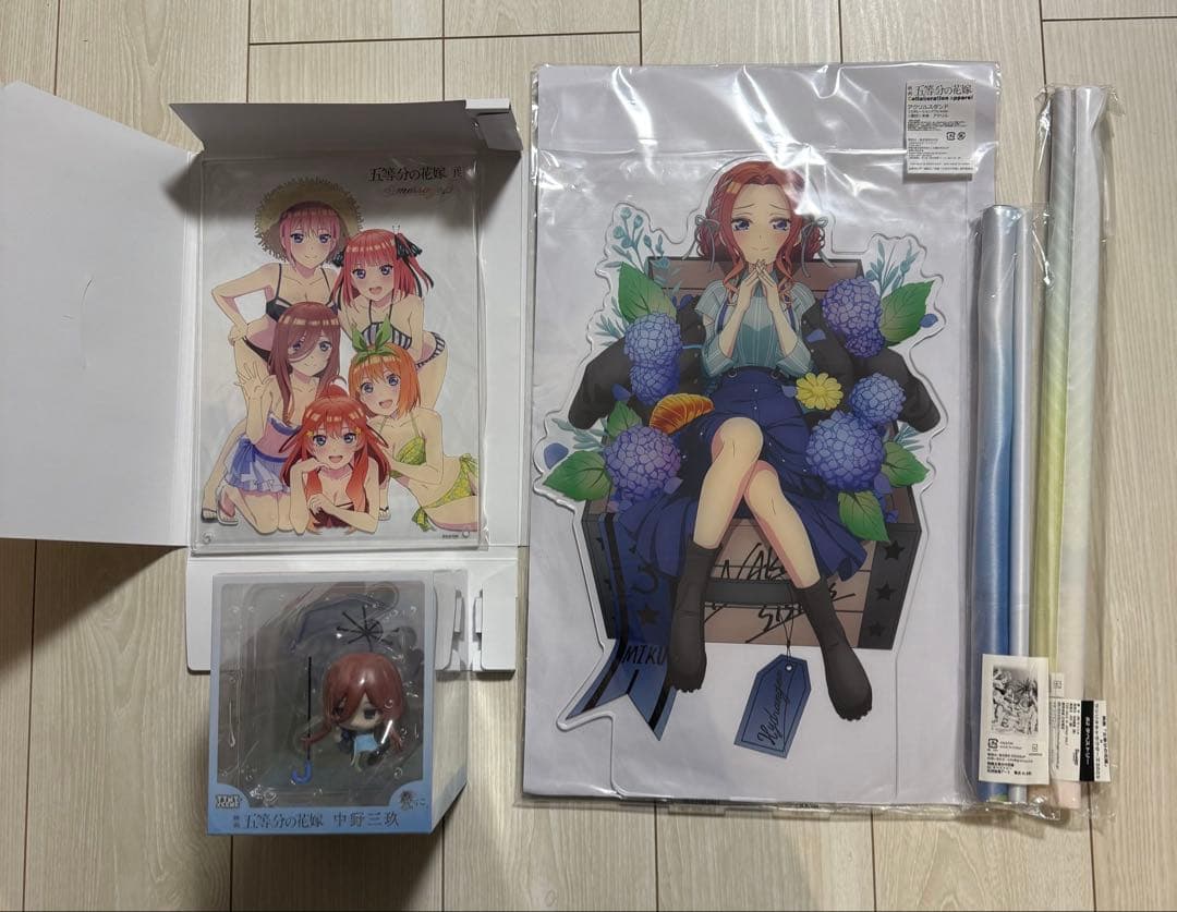 五等分の花嫁　中野三玖セット　アクリルスタンド等※バラ売り、値下げ不可