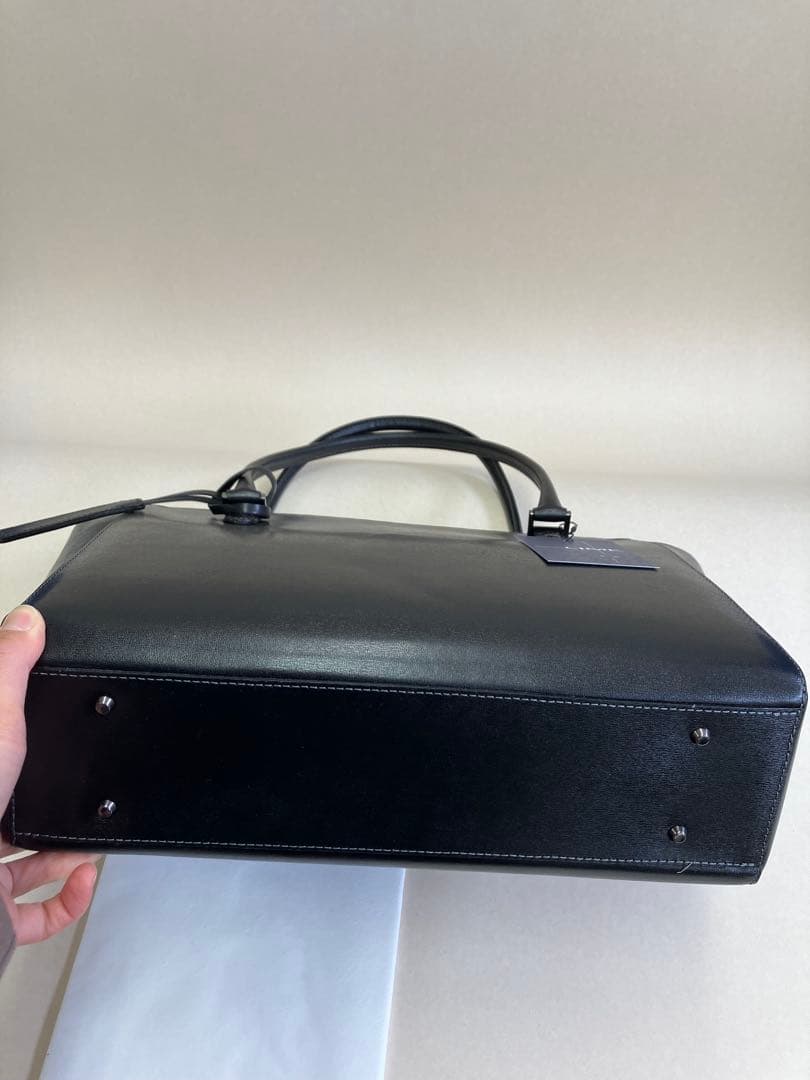 フォーマルバッグ 本革 レディース A4収納 LIME L1244 ブラック