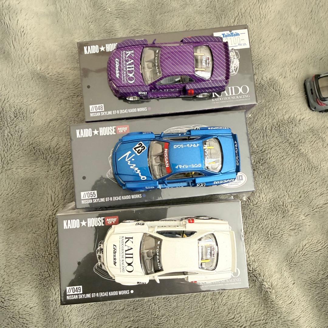 ミニカー KAIDO HOUSE GT-R R34 //048 049 055