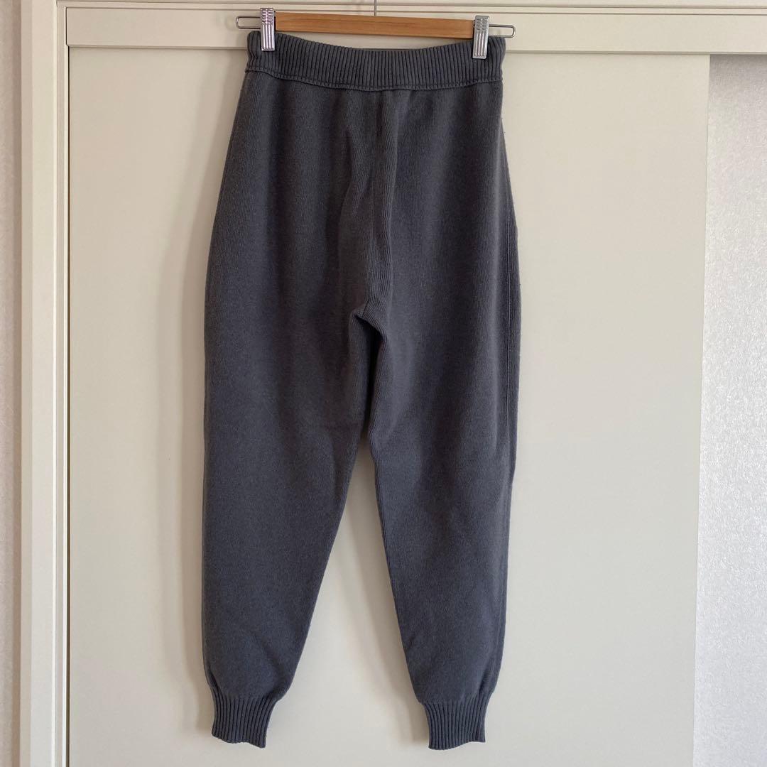 ドゥロワー drawer ニットパンツ　グレー　サイズ1